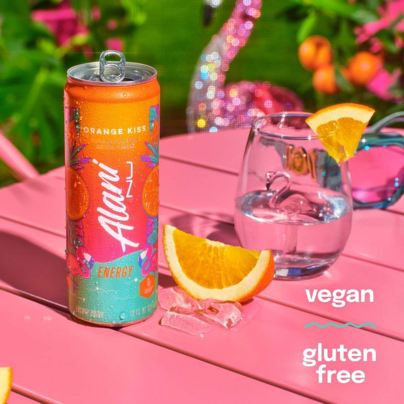 slide 6 of 6, Alani Nu Orange Kiss Energy Drink - 6pk/12 fl oz Cans, 6 ct; 12 fl oz
