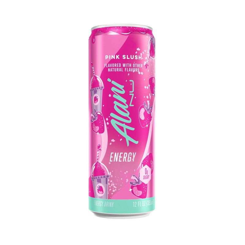 slide 2 of 5, Alani Nu Pink Slush Energy Drink - 6pk/12 fl oz Cans, 6 ct; 12 fl oz