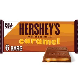 Hershey's Milk Chocolate with Caramel candy Bars - 8.4oz/6ct