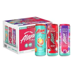 Alani Nu Variety Pack Energy Drink (Cherry Slush, Hawaiian Shaved Ice, Peach) - 12pk/12 fl oz Cans