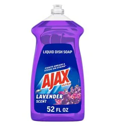 Ajax Ultra Liquid Dish Soap Deep Cleaning Action - Fabuloso Lavender Scent - 52 fl oz