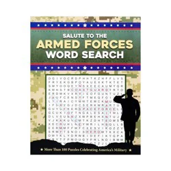 Random House Salute to the Armed Forces Word Search - by Editors of Thunder Bay Press (Paperback)