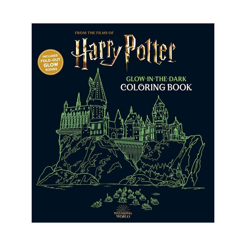 slide 1 of 7, Harry Potter Glow in the Dark Coloring Book - by Editors of Thunder Bay Press (Paperback), 1 ct