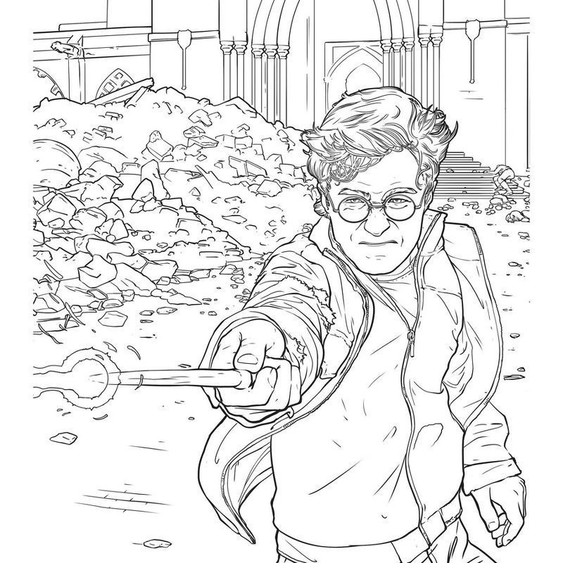 slide 6 of 7, Harry Potter Glow in the Dark Coloring Book - by Editors of Thunder Bay Press (Paperback), 1 ct