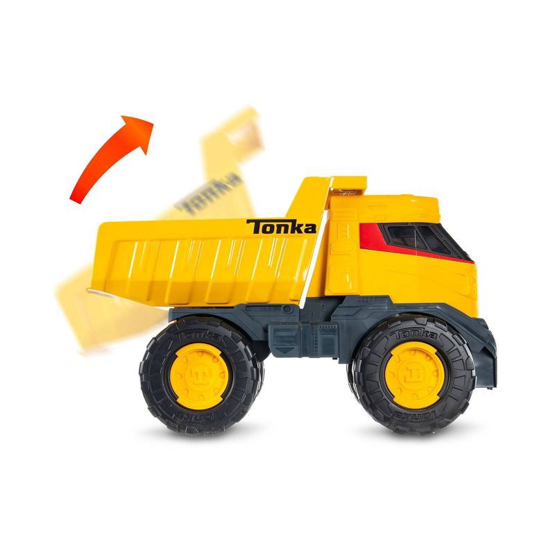 slide 3 of 9, Tonka Next Gen Mighty Dump Truck: Indoor/Outdoor Creative Thinking Construction Toy Vehicle, Plastic & Zinc Alloy, 1 ct
