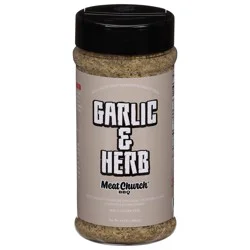 Meat Church BBQ Garlic & Herb Rub 12 oz