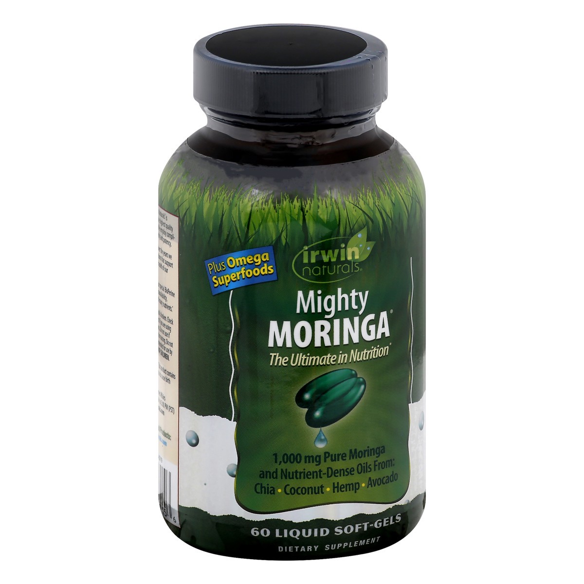 slide 2 of 9, Irwin Naturals Mighty Moringa, 60 ct