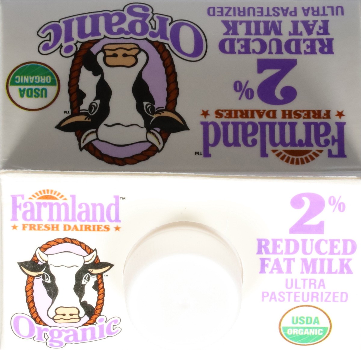 slide 12 of 14, Farmland 2% Reduced Fat Organic Milk 0.5 gal, 1/2 gal