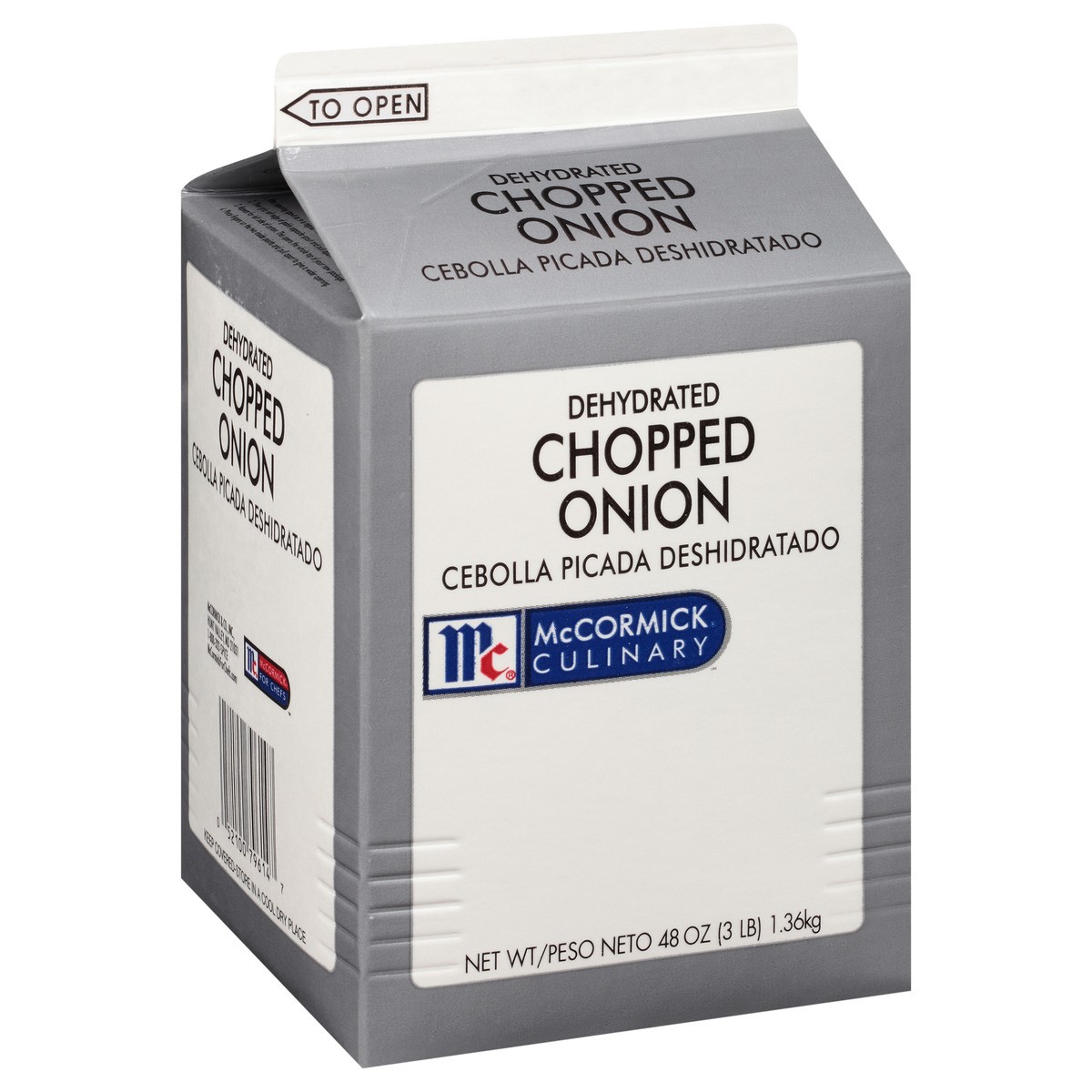 slide 5 of 9, McCormick Culinary Dehydrated Chopped Onion, 3 lb, 48 oz