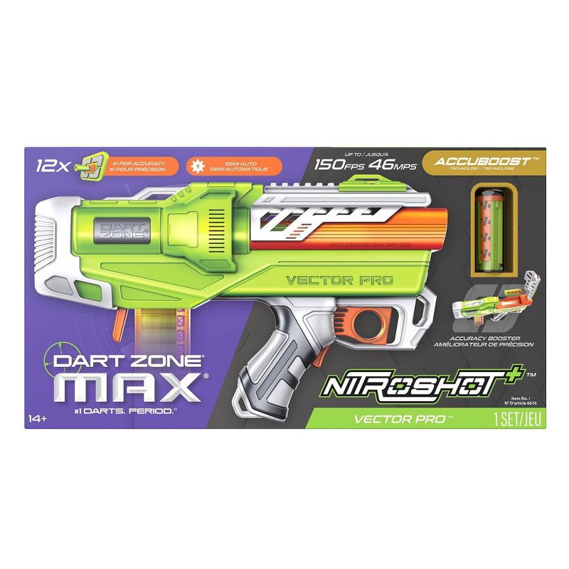 slide 5 of 7, Dart Zone Covert Ops Max Vector Pro Toy Blaster, 1 ct