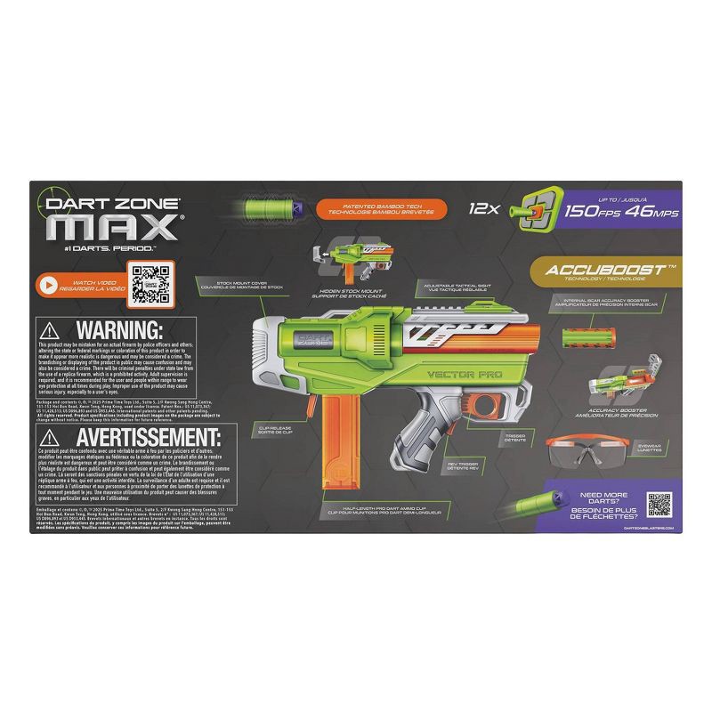 slide 6 of 7, Dart Zone Covert Ops Max Vector Pro Toy Blaster, 1 ct