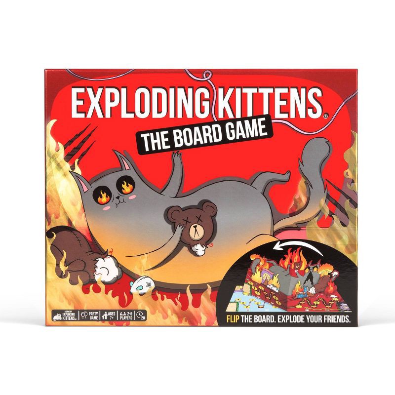 slide 2 of 9, Exploding Kittens: The Board Game, 1 ct