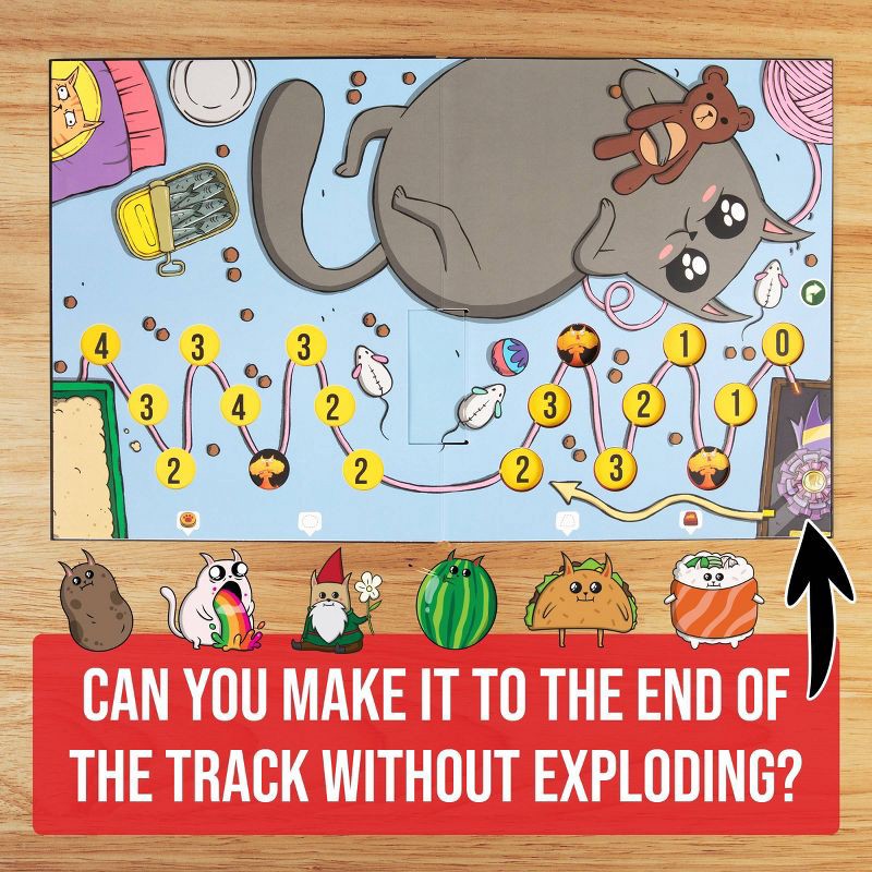 slide 4 of 9, Exploding Kittens: The Board Game, 1 ct