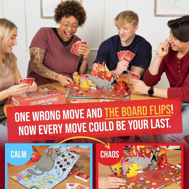 slide 5 of 9, Exploding Kittens: The Board Game, 1 ct