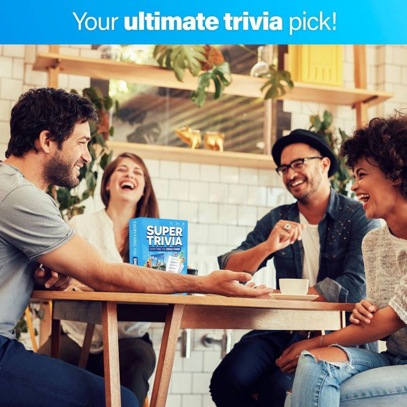 slide 7 of 7, The World Game Super Trivia - Trivia Game for Adults with 1100 Questions: Memory Skills, 2-6 Players, 30-40 Min Play, 1 ct