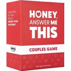 The World Game HONEY, Answer Me This - Couples Game: Emotional Development, 30 Min Play, Party Style, 2-6 Players