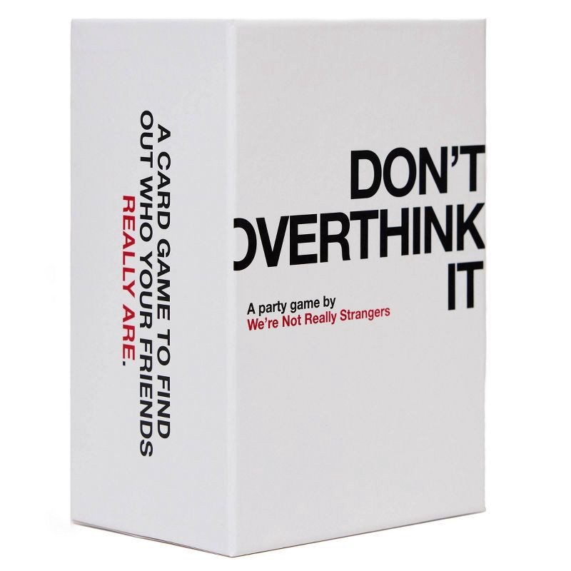 slide 3 of 5, We're Not Really Strangers Don't Overthink It Card Game, 1 ct