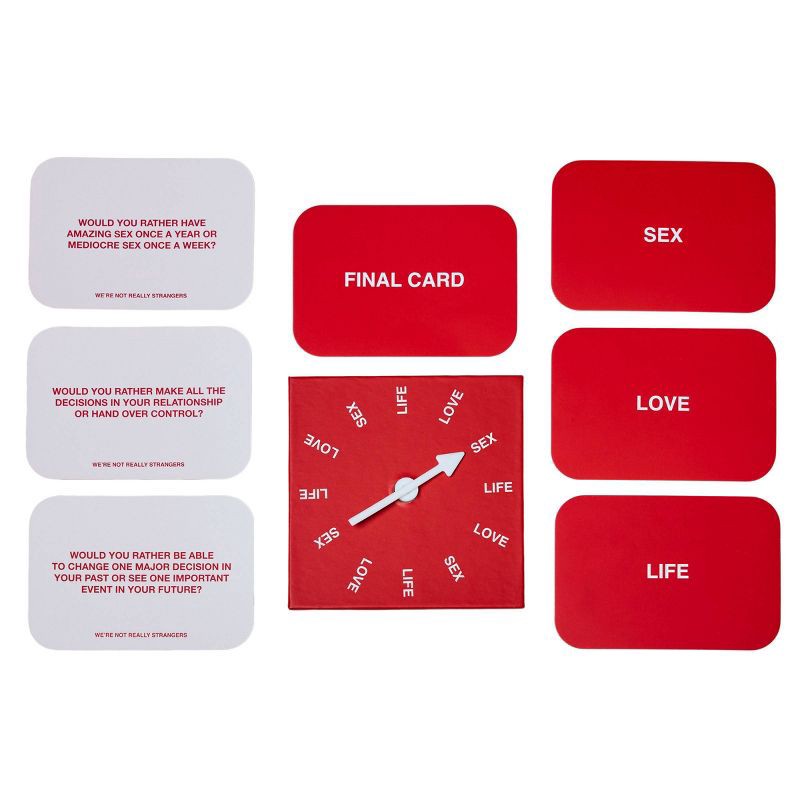 slide 4 of 5, We're Not Really Strangers Don't Overthink It Card Game, 1 ct