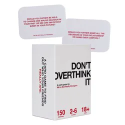 We're Not Really Strangers Don't Overthink It Card Game