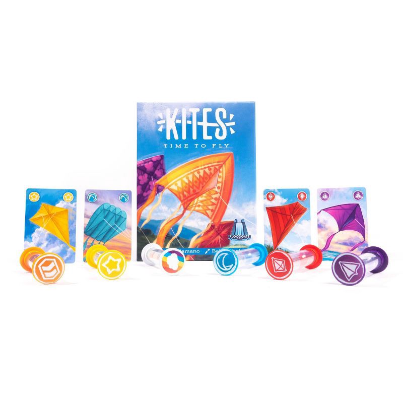 slide 2 of 5, Floodgate Games Kites: Fast-Paced Social Skills Card Party for 2-6 Players, 1 ct