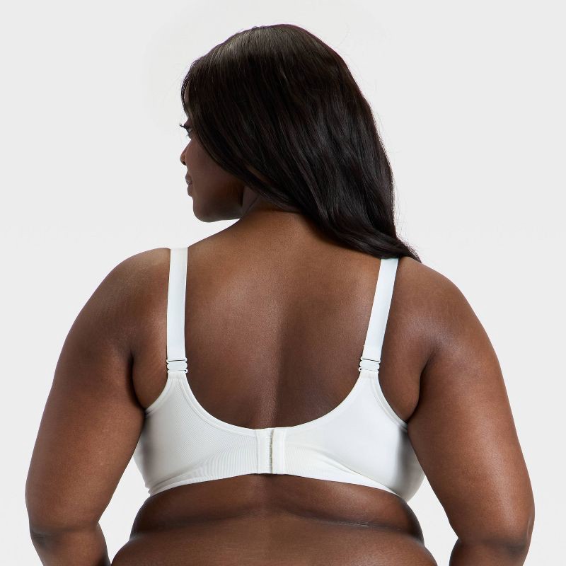 slide 2 of 4, Women's Nursing Lightly Lined Seamless Bralette - Auden™ White XXL, 1 ct