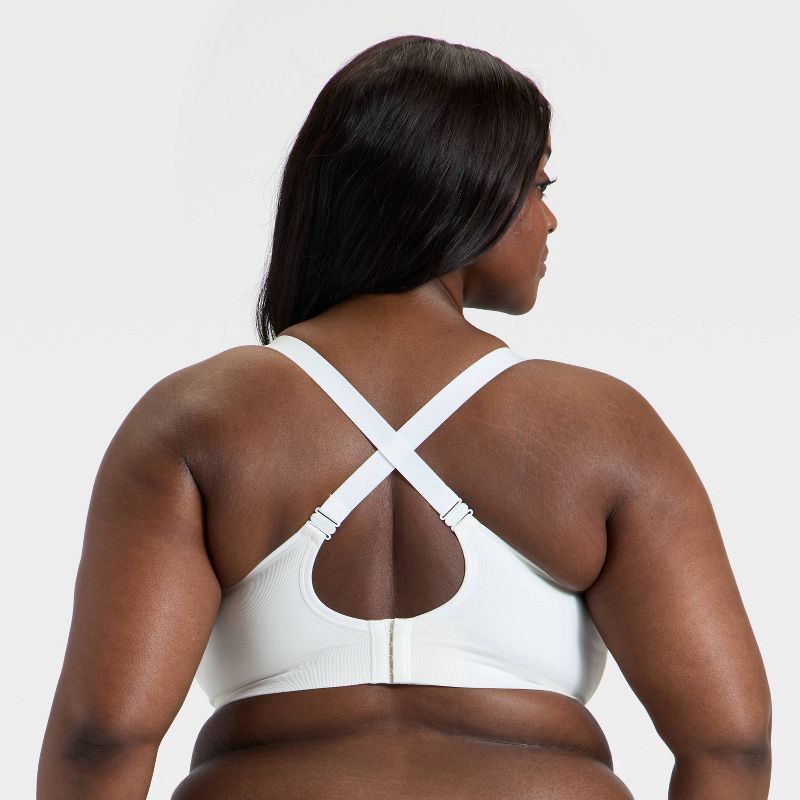 slide 3 of 4, Women's Nursing Lightly Lined Seamless Bralette - Auden™ White XXL, 1 ct