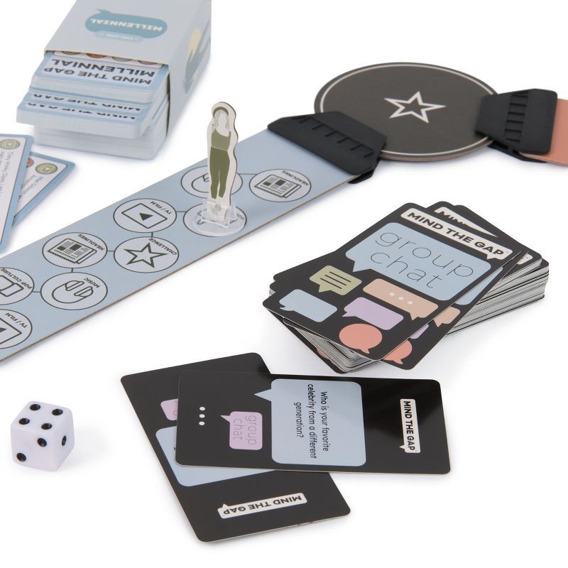 slide 7 of 8, SolidRoots Spin Master Games Mind the Gap Connections Board Game, 1 ct