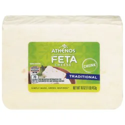 Athenos Traditional Feta Cheese Chunk