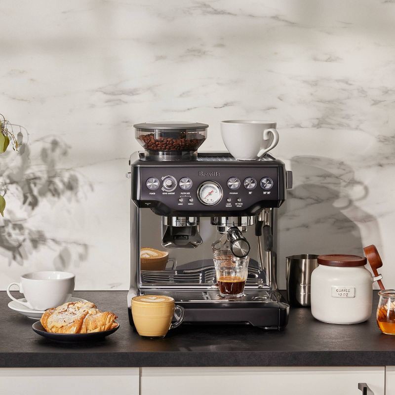 slide 6 of 7, Breville Barista Express Espresso Machine Black Stainless Steel - Hearth & Hand™ with Magnolia, 1 ct