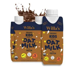 Willa's Organic Kids' Chocolate Oat Milk - 4pk/8 fl oz