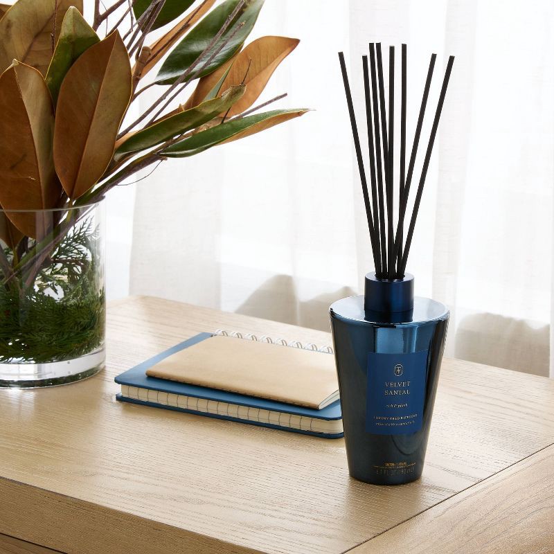 slide 2 of 3, 6oz Reed Diffuser Velvet Santal - Threshold™, 6 oz