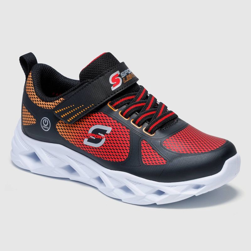 slide 5 of 5, S Sport By Skechers Kids' Mason Sneakers - Red 5, 1 ct