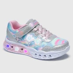 S Sport By Skechers Girls' Bree Sneakers - Silver 3
