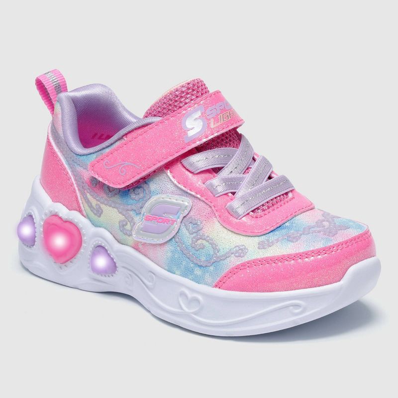 slide 1 of 5, S Sport By Skechers Toddler Clara Sneakers - Pink 9T, 1 ct