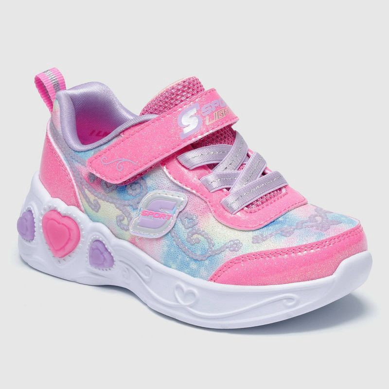 slide 5 of 5, S Sport By Skechers Toddler Clara Sneakers - Pink 11T, 1 ct