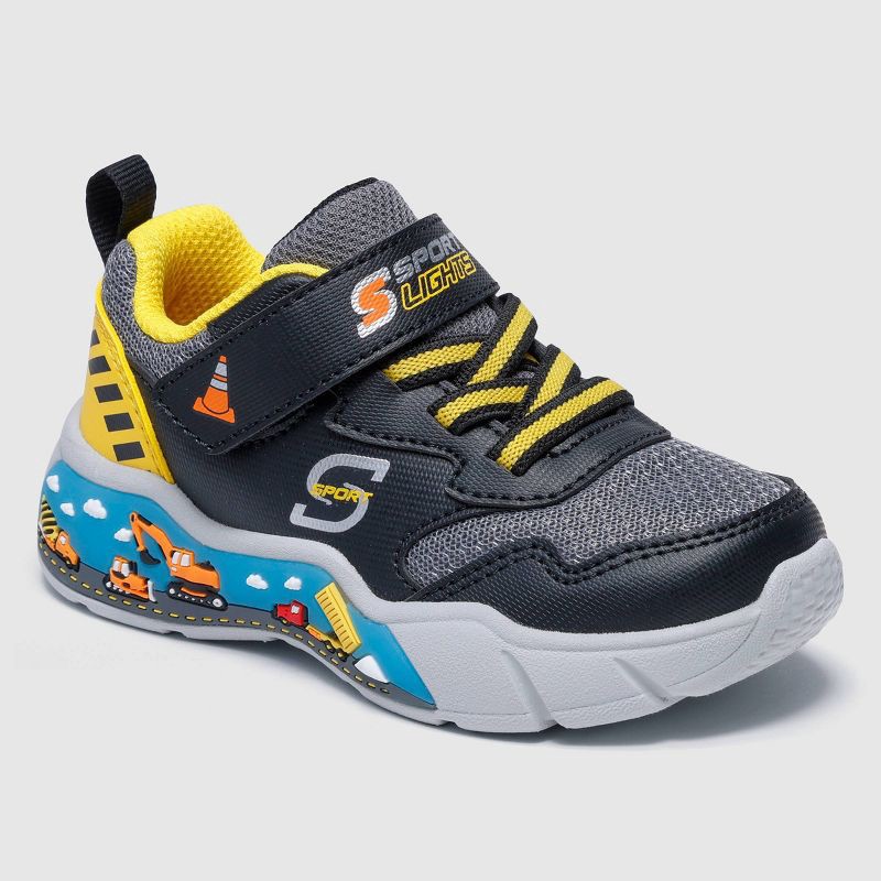 slide 5 of 5, S Sport By Skechers Toddler Ian Sneakers - Yellow 12T, 1 ct