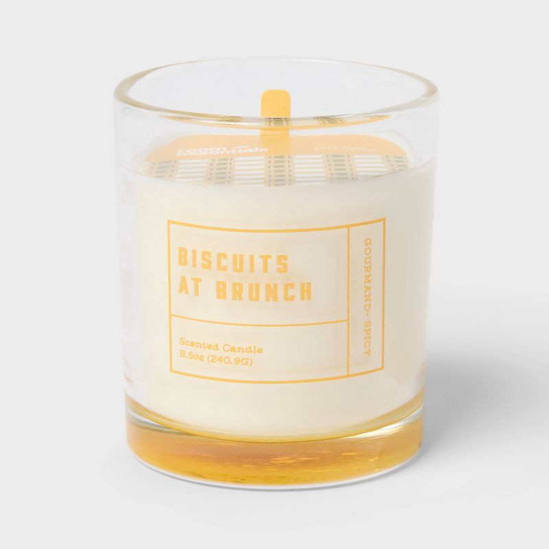 slide 1 of 4, Glass Jar Candle Biscuits at Brunch - Room Essentials™, 1 ct