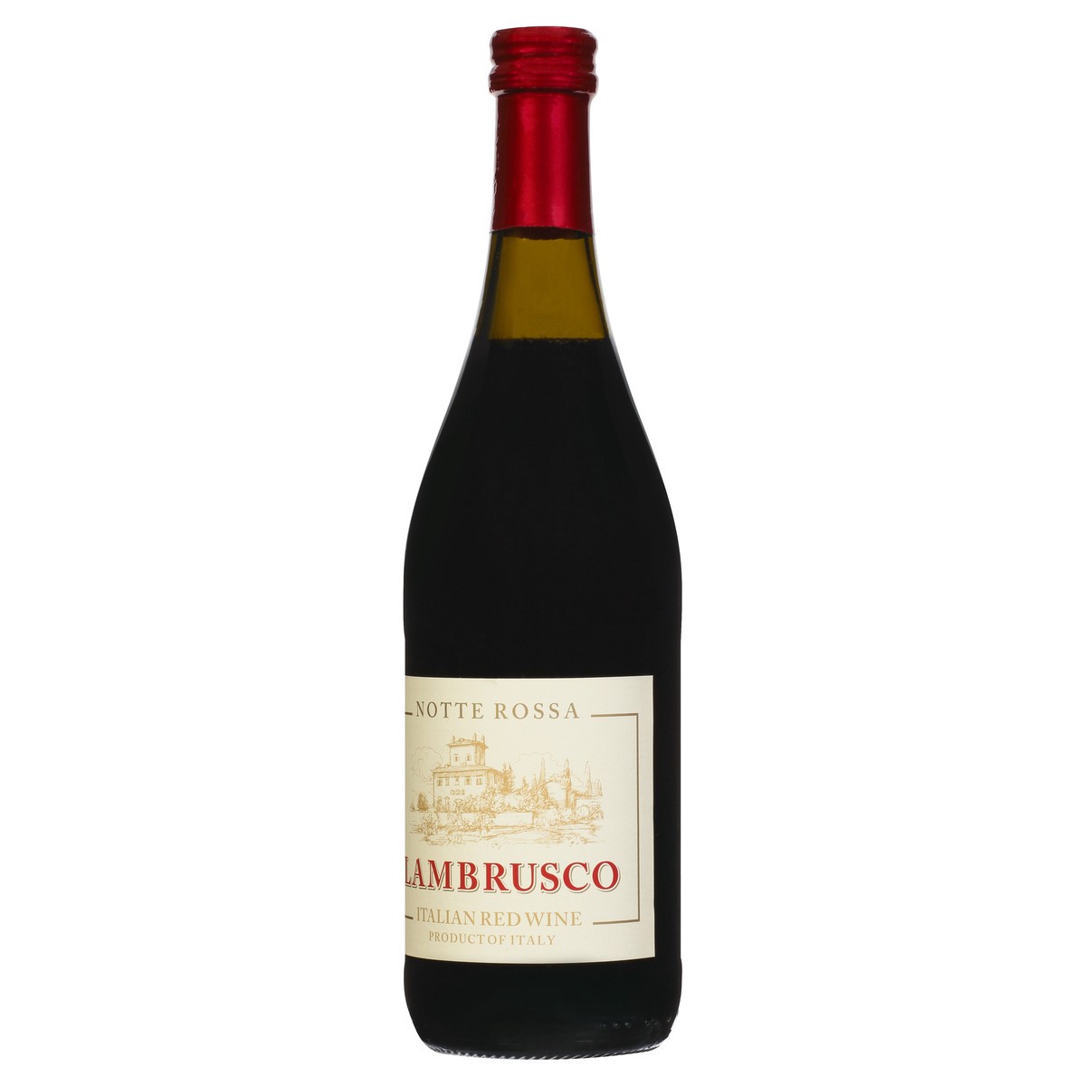 slide 9 of 11, Notte Rossa Lambrusco Italian Red Wine, 750 ml