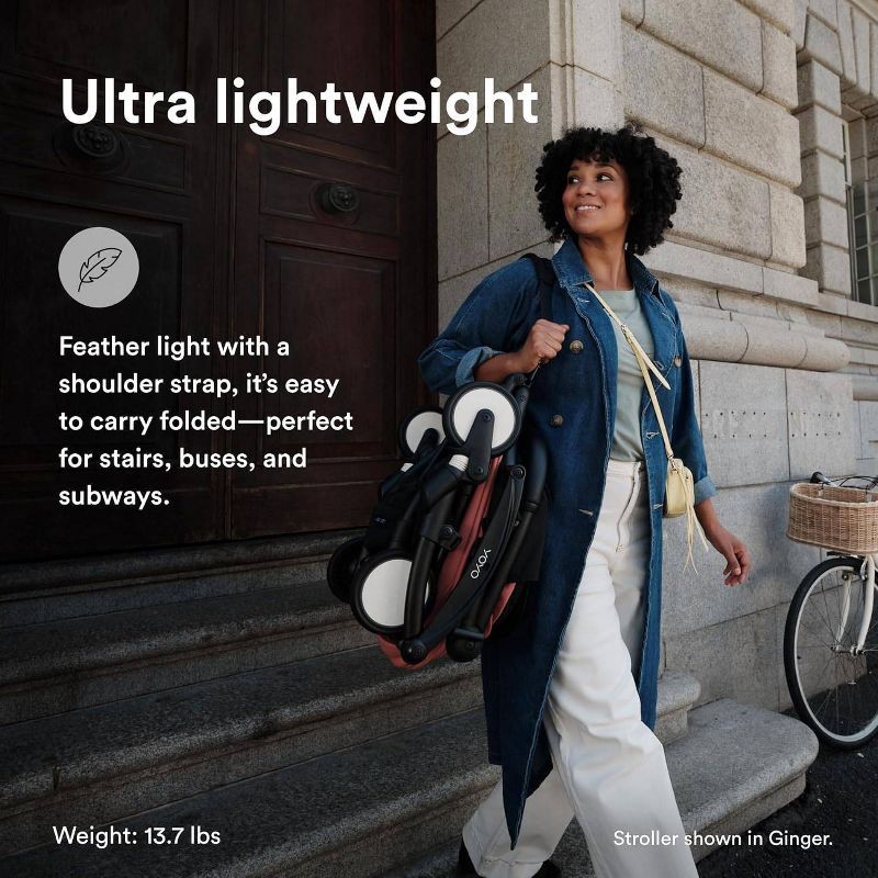 slide 8 of 11, Stokke YOYO³ Stroller Lightweight & Compact Carry-On Compatible - Black Taupe - 6m+, 1 ct