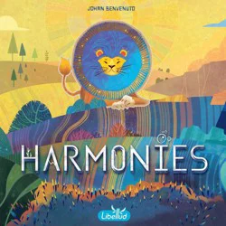 Asmodee Harmonies Board Game: Educational, Patterns, 30-Min Play, 1-4 Players, Cards & Wooden Pieces Included