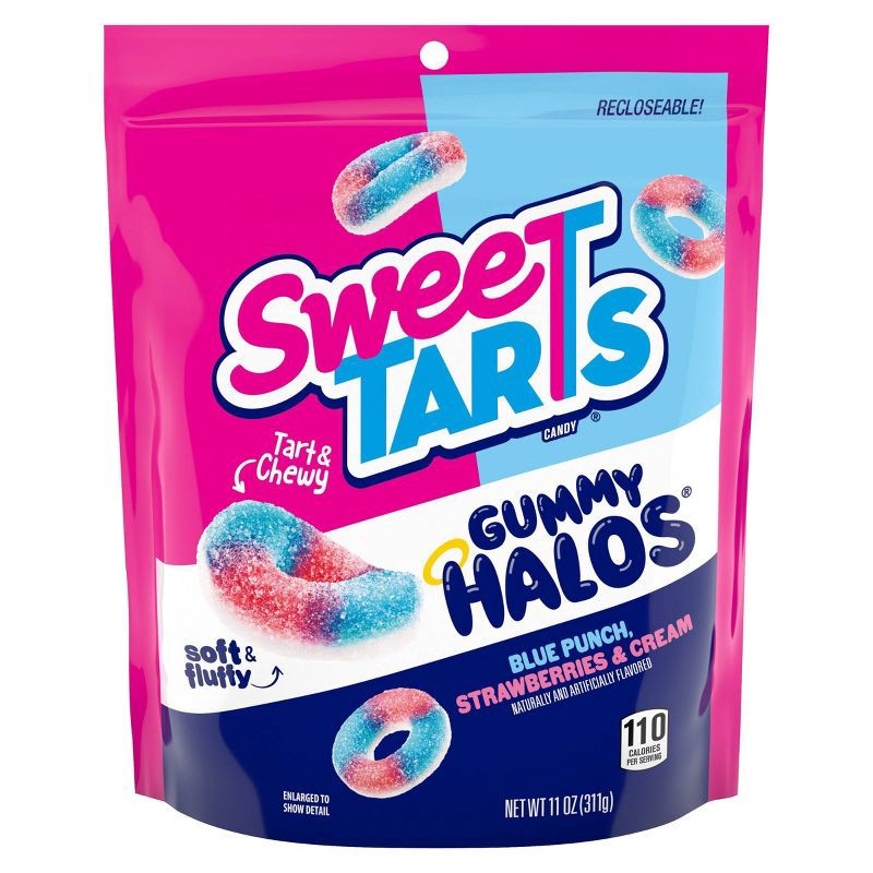 slide 1 of 8, SweeTARTS Halos Candy Sub - 11oz, 11 oz