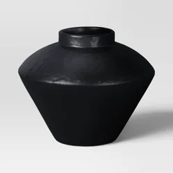 Small Modern Vase Black - Threshold™