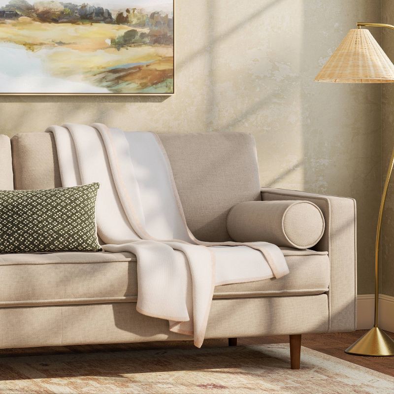 slide 2 of 6, The Cozy Collection Cozy Faux Cashmere Knit Throw Ivory - Threshold™, 1 ct