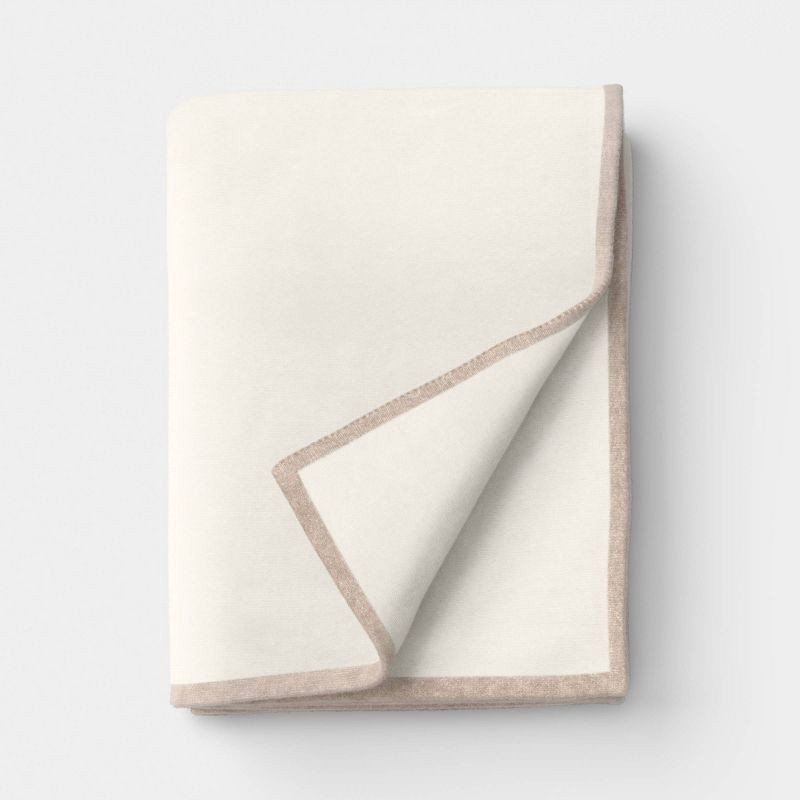 slide 1 of 6, The Cozy Collection Cozy Faux Cashmere Knit Throw Ivory - Threshold™, 1 ct