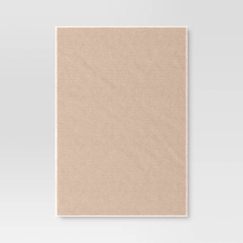 slide 3 of 6, The Cozy Collection Cozy Faux Cashmere Knit Throw Tan - Threshold™, 1 ct