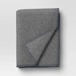 The Cozy Collection Cozy Faux Cashmere Knit Throw Gray - Threshold™