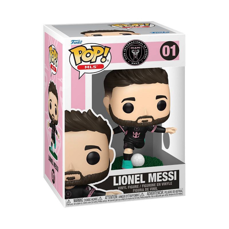 slide 2 of 2, Funko POP! MLS Inter Miami Lionel Messi Away Figure, 1 ct