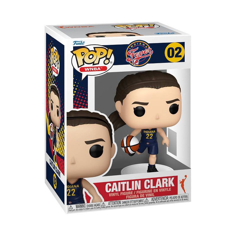 slide 2 of 2, Funko Pop! WNBA: Indiana Fever - Caitlin Clark, 1 ct