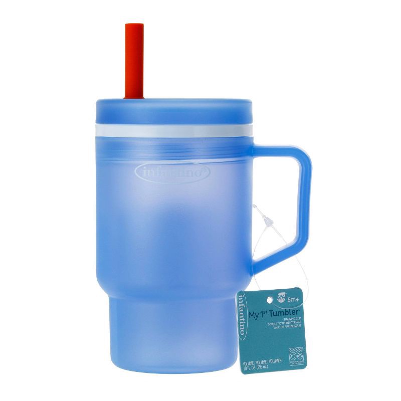 slide 2 of 11, Infantino My 1st Tumbler - Blue - 10oz, 10 oz