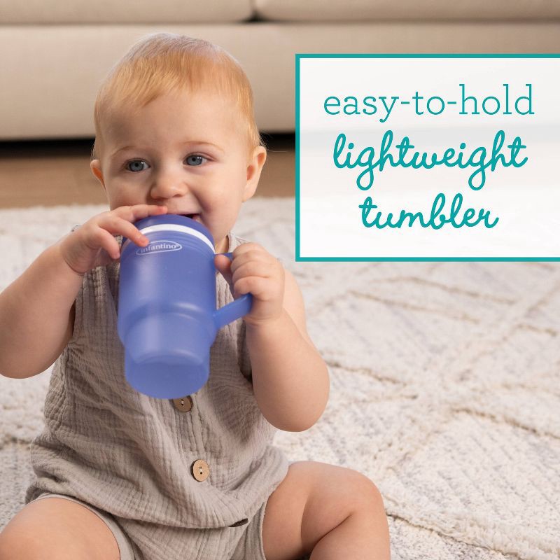 slide 5 of 11, Infantino My 1st Tumbler - Blue - 10oz, 10 oz